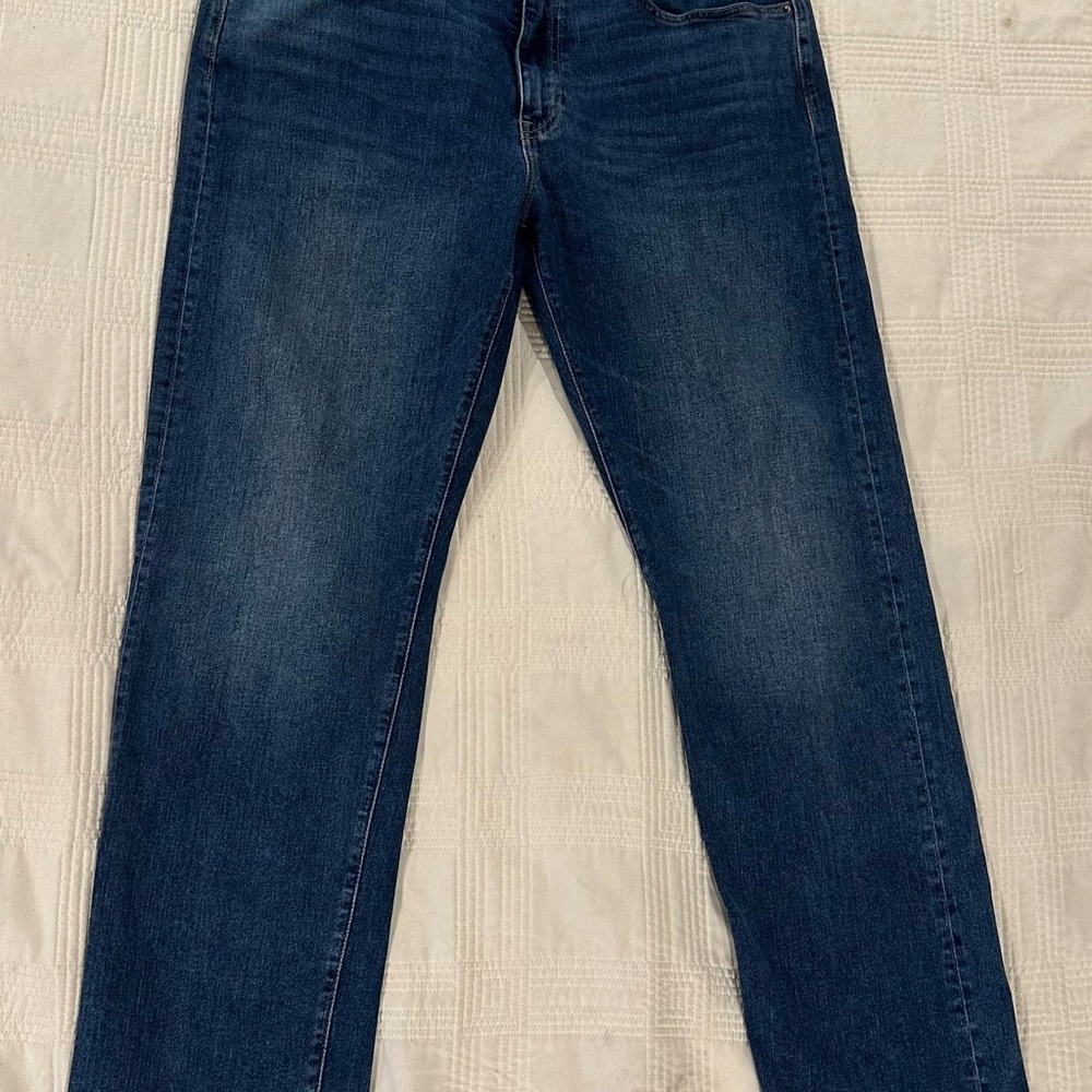 Revtown Faded Indigo Men's Sharp Slim Straight Jeans